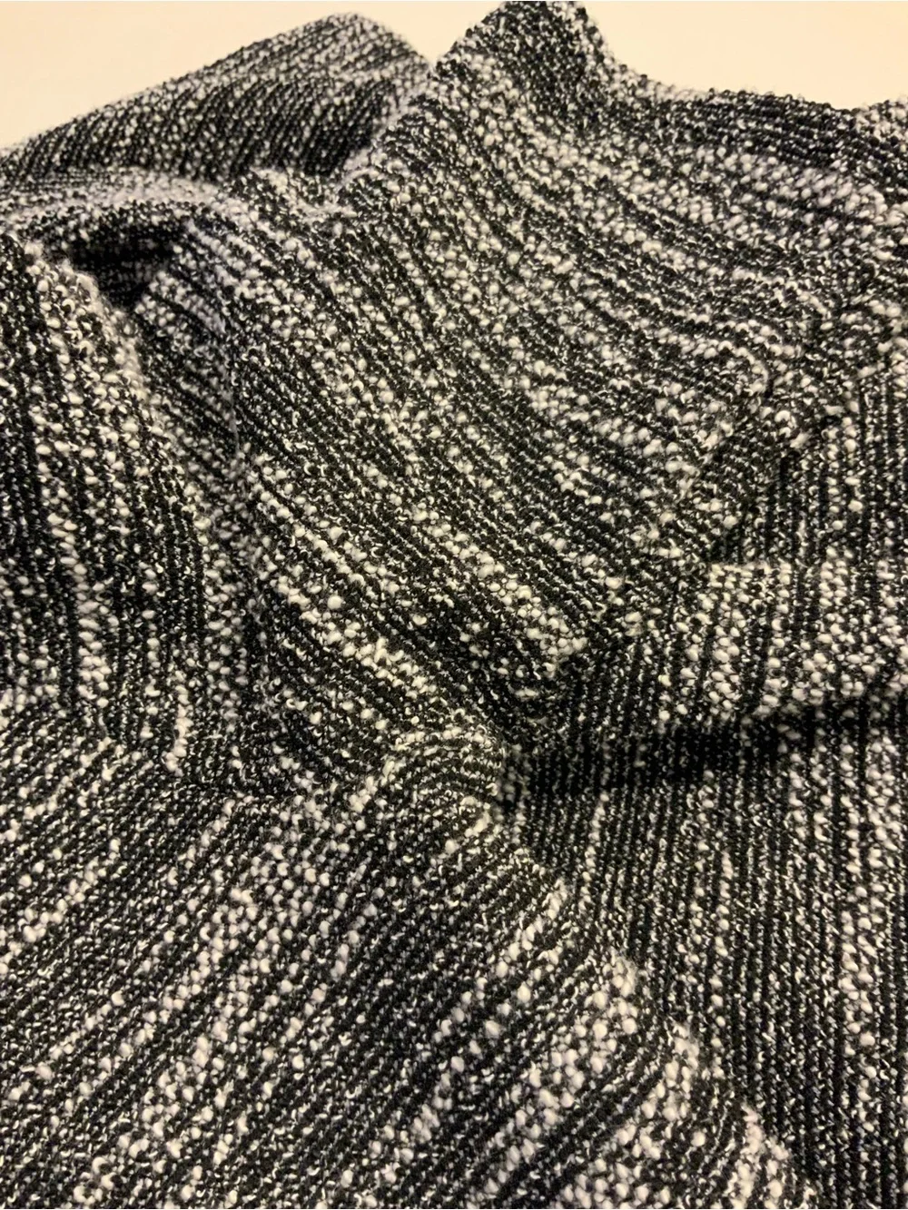 Banana Republic Black & White Knit Short Sleeve Dress